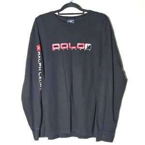 Vtg Polo Sport Ralph Lauren Y2K Rock Climbing Shirt  XL Long Sleeve Streetwear